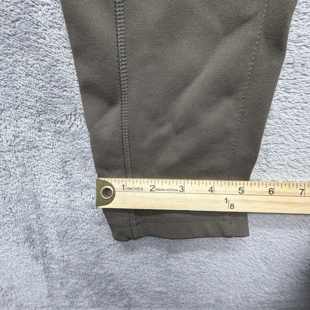 Carhartt Fitted Leggings Womens Large Green Ankle Pocket‎ Stretch Workwear Pants